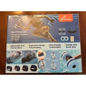 New Sportneer Water Aerobics‎ Pool Exercise Equipment 6-Piece Water Fitness